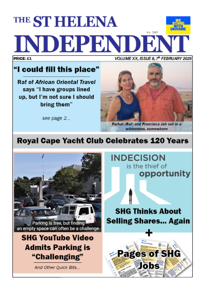 St Helena Independent 20250207